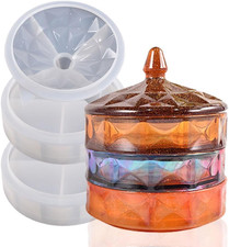 Multi-Layer Storage Box Resin Mold, Box Resin Mold Storage Box Silicone Molds fo