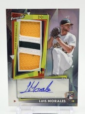 Topps Finest 2026 Luis Morales Rookie Auto Relic RPA-LM Athletics