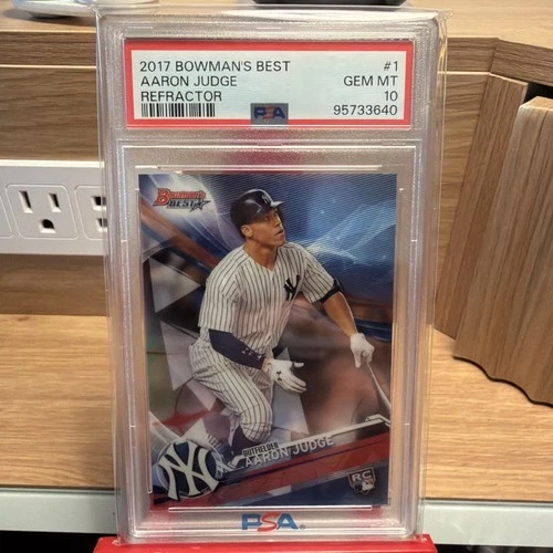 2017 Bowman's Best - Aaron Judge #1 Refractor (RC) PSA 10 Gem Mint 💎
