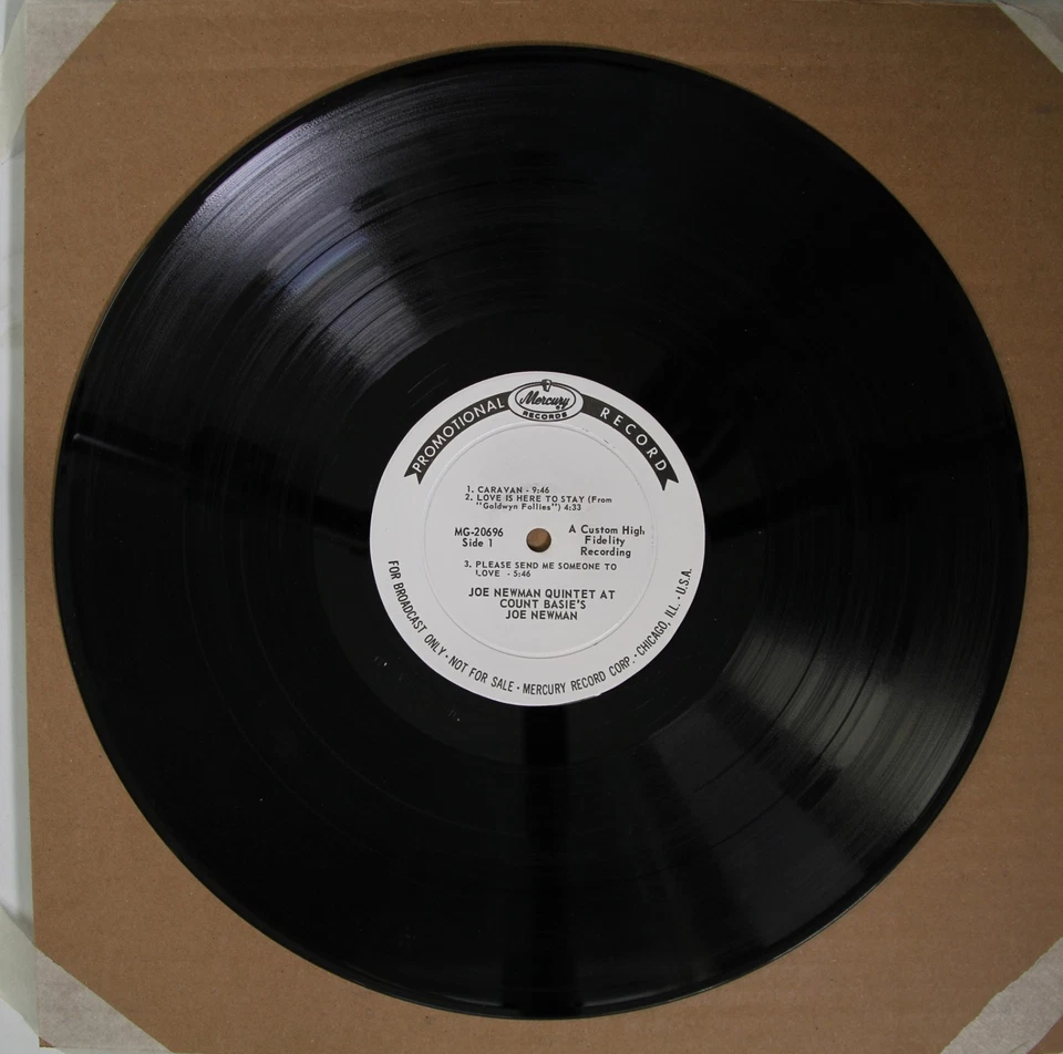 Joe Newman Quintet - At Count Basie's - MERCURY MG-20696 M-/VG+ Mono White Label - Image 4 of 4