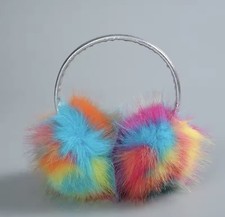 Fuzzy Warm Earmuffs For Kids, Teens Adults Won  t Ruin Hairstyles Party Rave