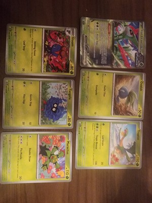 Group of Pokémon Cards Shown Above