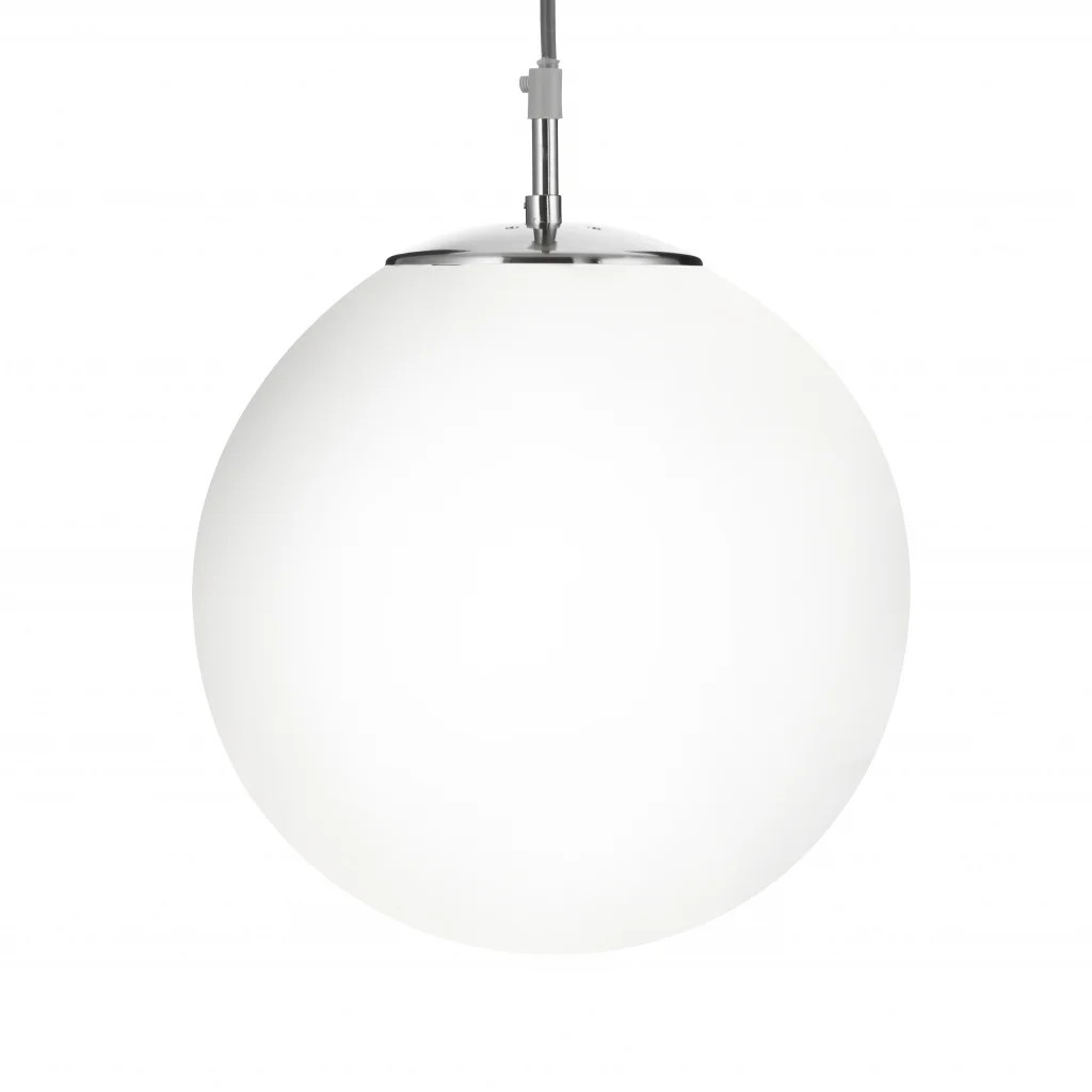 Ceiling Light Silver Atom 250mm Satin Searchlight 6066