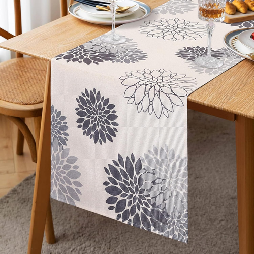 Runner tavolo Tinta Unita Grigio in cotone (3 Misure) - Arredo per la