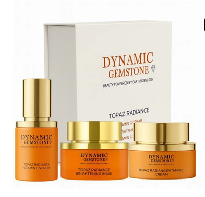 DYNAMIC GEMSTONE Topaz Radiance Facial Products NIB