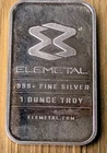 Elemetal 1 Ounce Silver Bar