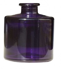 Flaschenvasen Blumenvasen Blumenvase Flaschenvase lila Vase rund