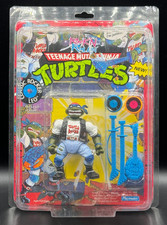 1991 Playmates TMNT Classic Rocker Leo Action Figure New Sealed MOC Unpunched
