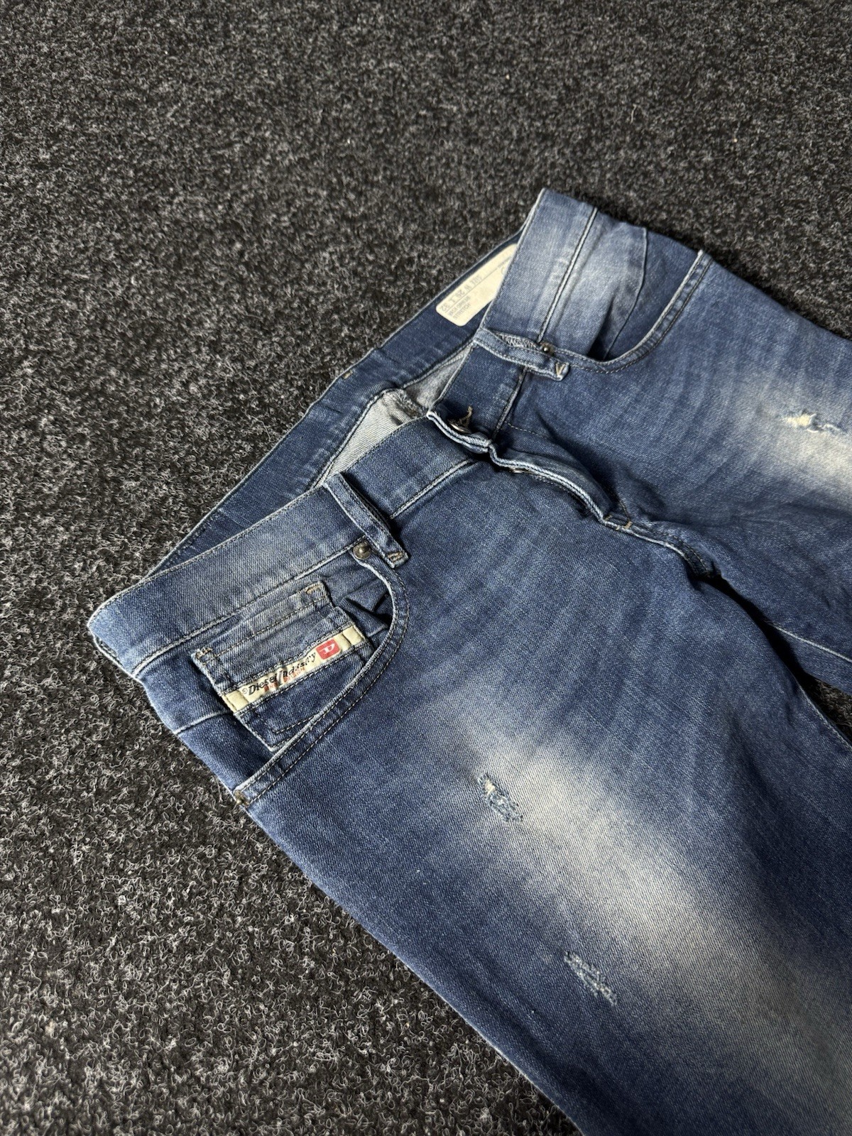 Vintage Diesel Industry Distressed Jeans skinny denim pants Women’s W29 Size image 5