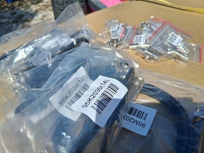 BNC PATCH CABLE (10) BNC CONNECTORS (10)
