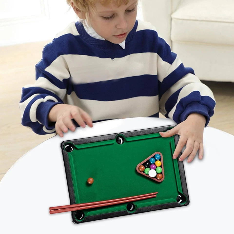 Billardtisch, Billardtisch, tragbar, Billardtisch, kreatives Mini-Billardspielze - Bild 2 von 4