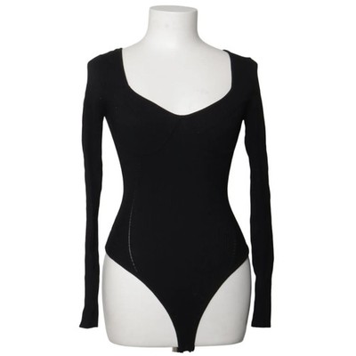 Label Nue, Body, Größe: S, Schwarz, Einfarbig, Damen, Rippenstrick #nHg