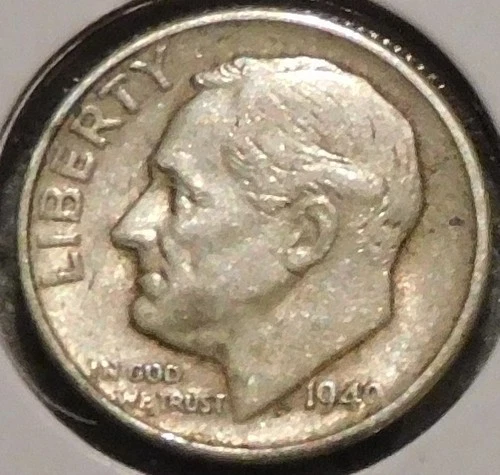 Silver Dime - Roosevelt - 1949-S [Set break]