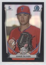 2014 Bowman Draft Chrome Black Refractor 57/75 Chris Oliver #CDP106 2vk