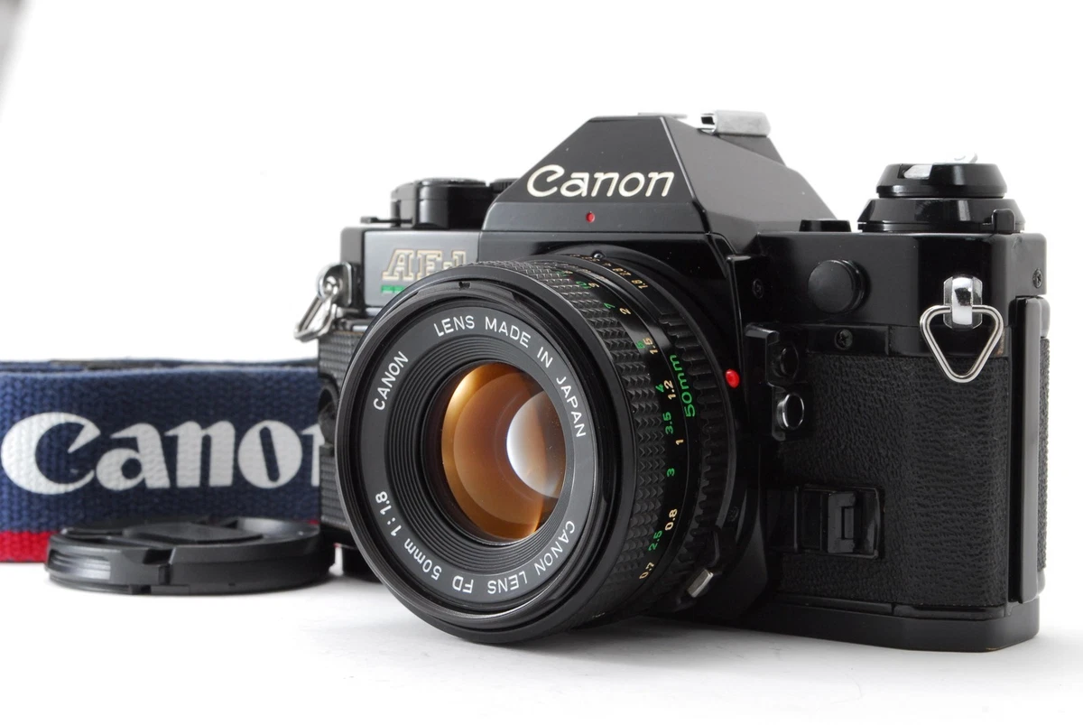 [Casi COMO NUEVA] Cámara fotográfica del programa Canon AE-1 + Lente NUEVA FD NFD 50 mm f/1,8 JAPÓN
