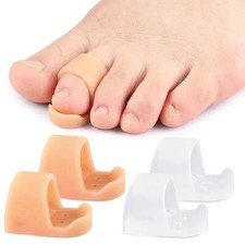 2Pcs Toe Straightener Silicone Gel Toe Separator Bunion Protector Foot Care USA