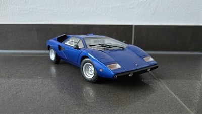 1:18 Kyosho Lamborghini Countach LP400 Blau Blue