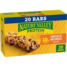 Nature Valley Chewy Snack Bars Peanut Butter Dark Chocolate - 28.4oz/20ct