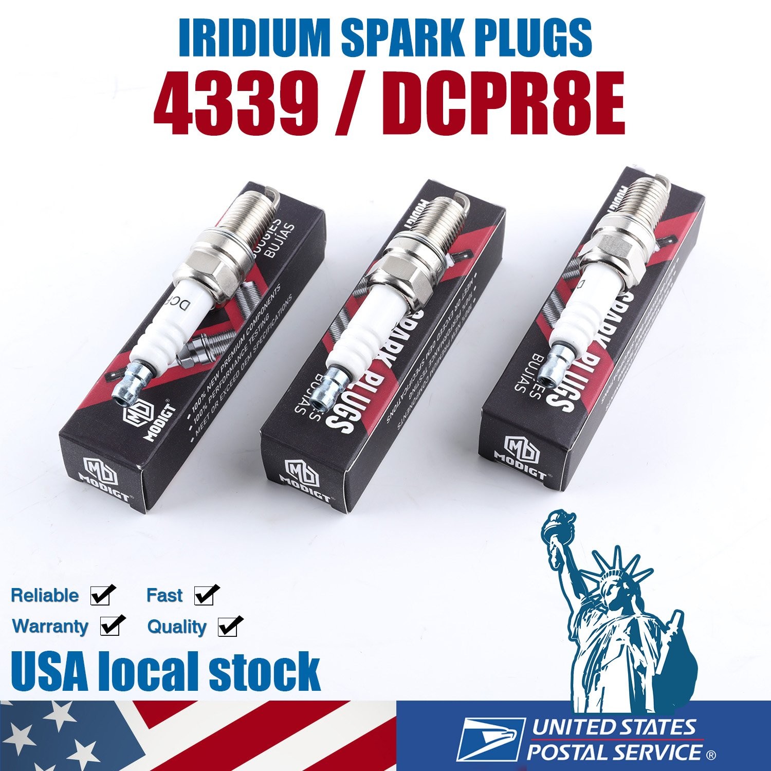 6X For NGK 4339 DCPR8E Spark Plug for Sea-Doo 4-Tec 130 155 185 215 255 260 RXP