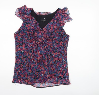Next Maternity Damen mehrfarbige Blumen Chiffon Bluse Größe 14