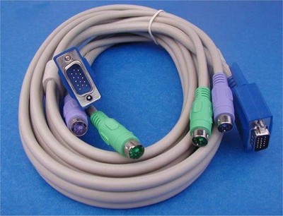 KVM Cable 10FT Video VGA PS2 Male to Male