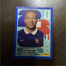 Panini Kylian Mbappé FIFA World Cup France Real Madrid CF Sports Trading Card