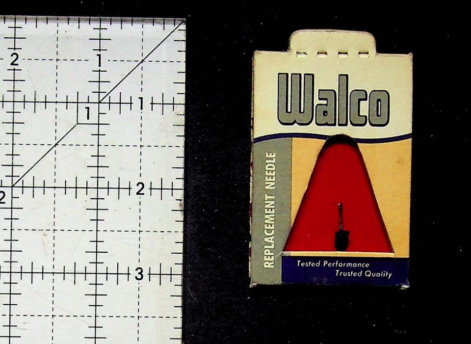 Cartucho Eufónico Aguja de Repuesto Walco W-128STS Zafiro Nuevo de Lote Antiguo Foto 2 de 4