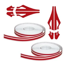 2 Rolls×32Ft Car Pinstriping Tape, Vinyl Automotive Pinstriping Tape Stripe Red