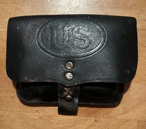 US Civil War Cartridge Box - Ammo Pouch