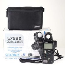 Sekonic L-758D Digital Master Light Meter with Case Boxed