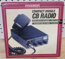 Nice Rare New / NOS Maxon Compact 40 Channel Mobile CB Radio Model MCB-40 - USA