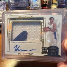 Leaf Trinity 2022-23 Patch Auto Kevin McCullar Rookie Holo Gold /10 PA-KMC