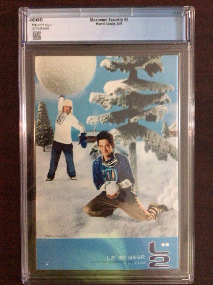 CGC 9.8 Maximum Security 3 White Pages | eBay