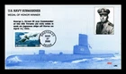 DR JIM STAMPS US COVER NAVY SUBMARINES FDC GEORGE STREET MEDAL OF HONOR WINNER