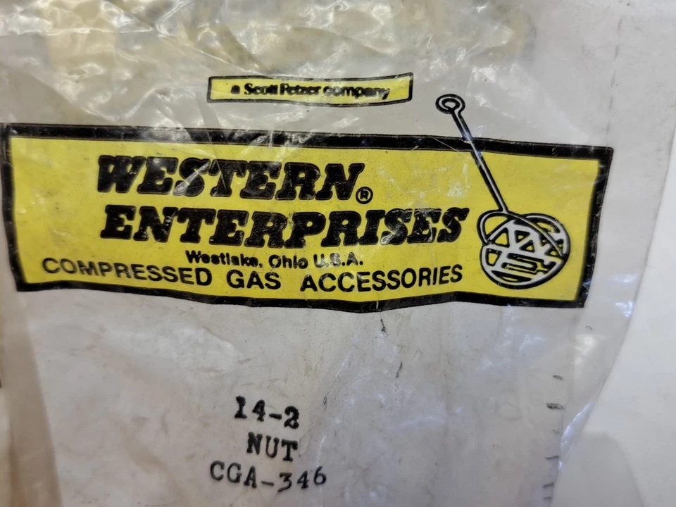 Lot of 12 Western Enterprises CGA-346 Brass Air Regulator Nut NEW (5 extra) - Image 2 of 4