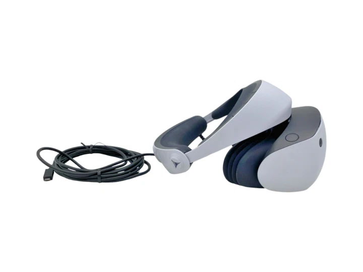 Sony PlayStation PS VR2 Corded Headset & Sense Controllers - White - No Box - VG - Image 2 of 4