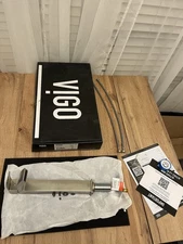 Vigo VG03007BN Duris 1.2 GPM Vessel Single Hole Bathroom Faucet Brushed *READ*