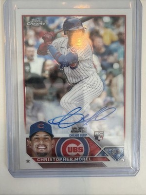 2023 Topps Chrome - Rookie Autographs Christopher Morel #RA-CMO Refractor /499 