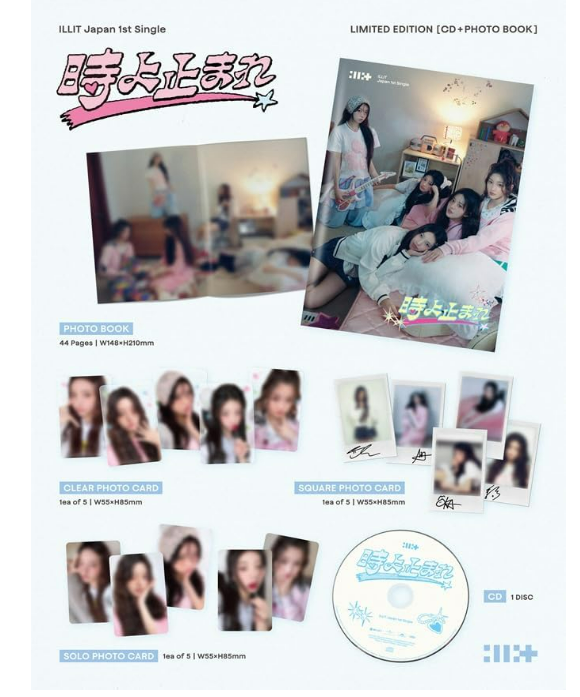 ILLIT Japan 1st Single Toki Yo Tomare CD Photobook First Press