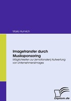 Imagetransfer Durch Musiksponsoring Mario Humrich
