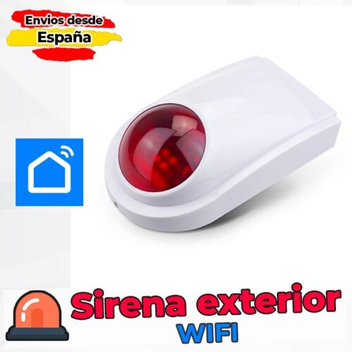 🔥 Sirena 110db Inalambrica exterior WiFi compatible Tuya Smart Life USB 5V - Imagen 1 de 8
