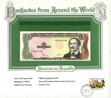 World Banknotes Dominican UNC 1 Peso Oro 1984 P-126a.1 A769979F