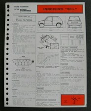 Revue technique Innocenti 90