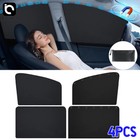 4PCS Magnetic Car Side Window Sun Shade Curtain Visor Auto UV Block Shield Cover