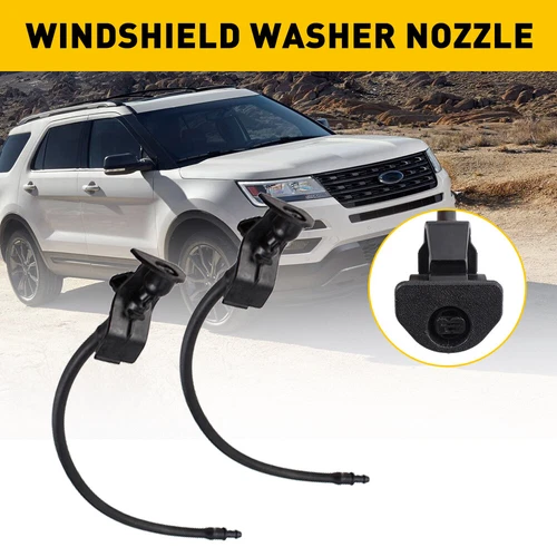 2X Windshield Wiper Washer Nozzle Sprayer For Ford Explorer 2011-2018 Jets EOU