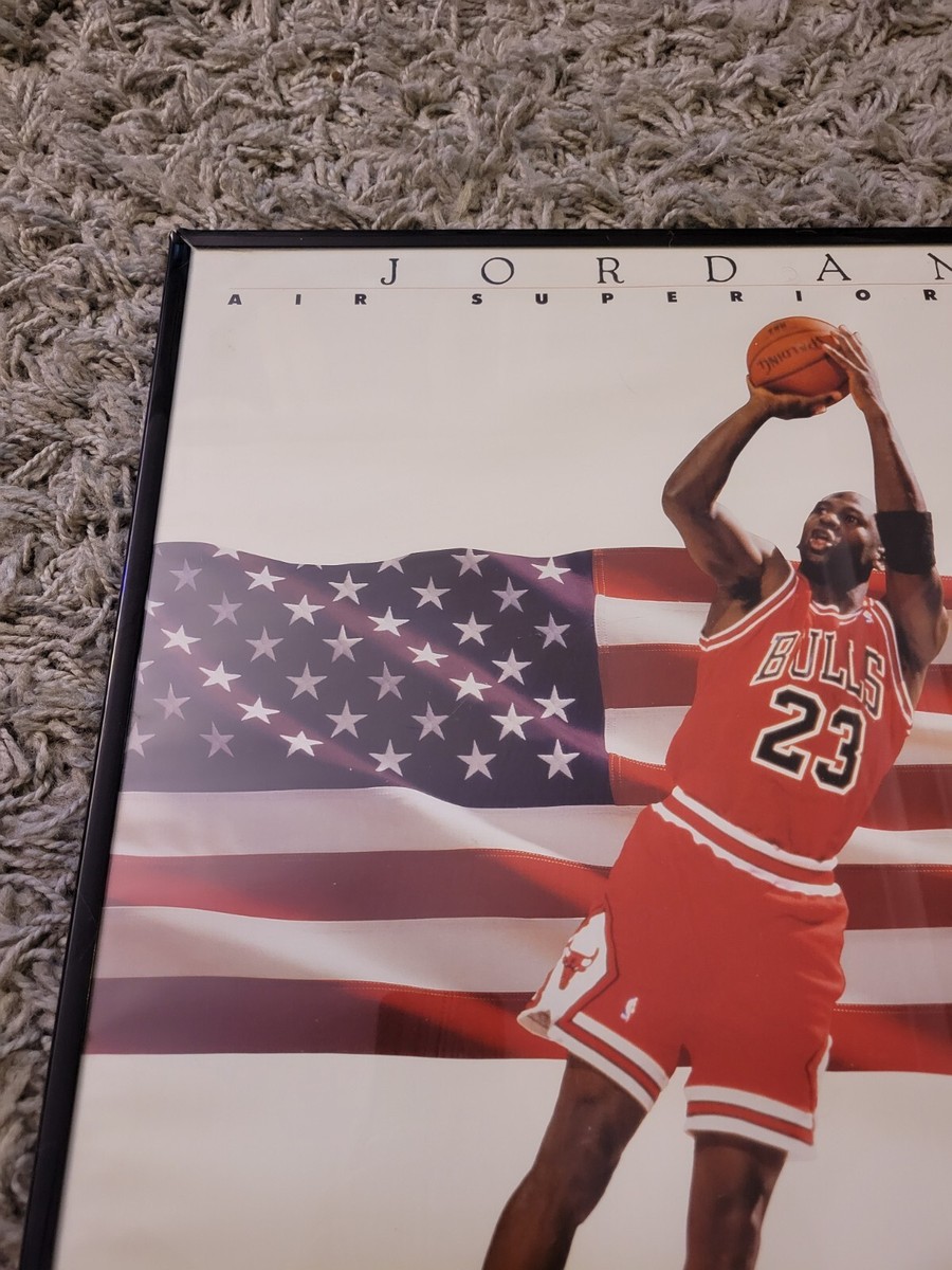 Nike Michael Jordan Poster 1992 NBA Dream Team Air Superiority USA