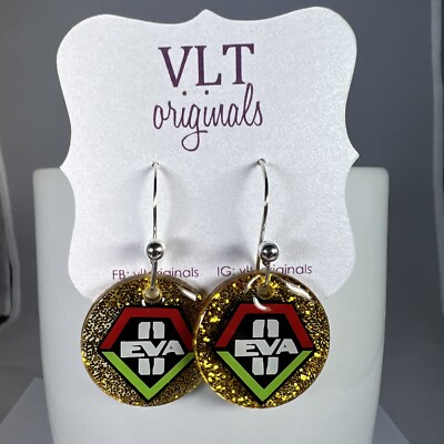Neon Genesis Evangelion Unit 0 Earrings Jewelry Eva Rei Zero NGE  Cosplay New US