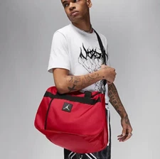 NIKE AIR Jordan Essentials Duffle Bag Gym Sport Jumpman FIT Red MA0874-R78 NWT