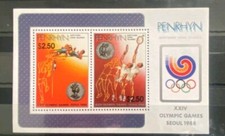 Penrhyn Juegos Olímpicos de Verano 1988 5 $ MNH RG239