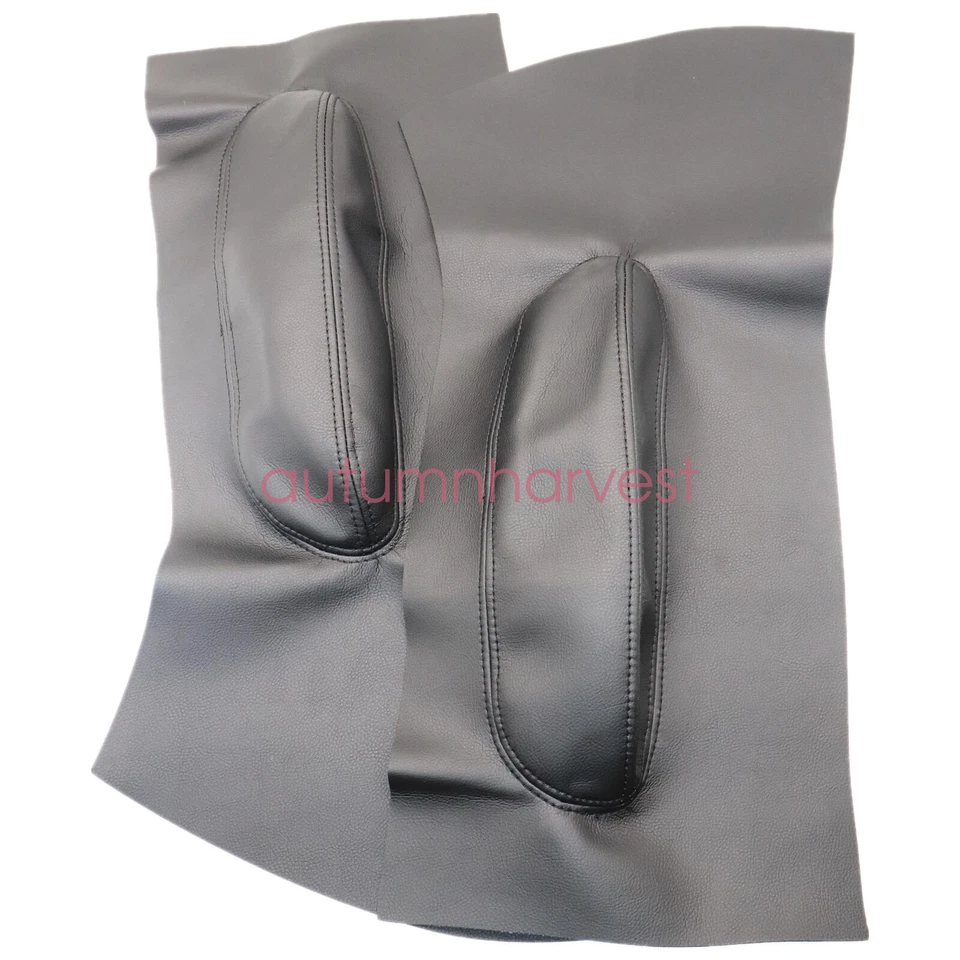 Tarjetas de inserción de panel de puerta negras aptas para Volkswagen Beetle 2002 cuero sintético Foto 4 de 4